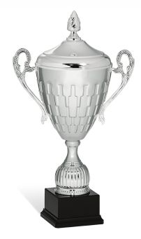 Coppa di design cromata