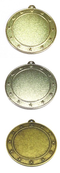 medaglie commemorative fine serie stelle