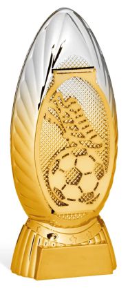 Trofeo di calcio oro e argento